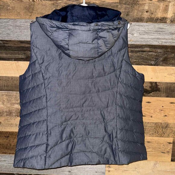 Women Plus Size Eddie Bauer Vest Blue Down Puffer EB650 Fill Lightweight Quilted - Picture 2 of 7